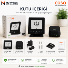 Cosa Akıllı Oda Termostatı V5 Kablosuz Kombi Kontrolü