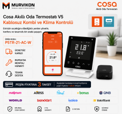 Cosa Akıllı Oda Termostatı Kablosuz Kombi ve Klima Kontrolü v5