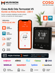 Cosa Akıllı Oda Termostatı Kablosuz Kombi ve Klima Kontrolü - 230V