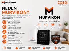 Cosa Akıllı Oda Termostatı Kablosuz Kombi ve Klima Kontrolü - 230V